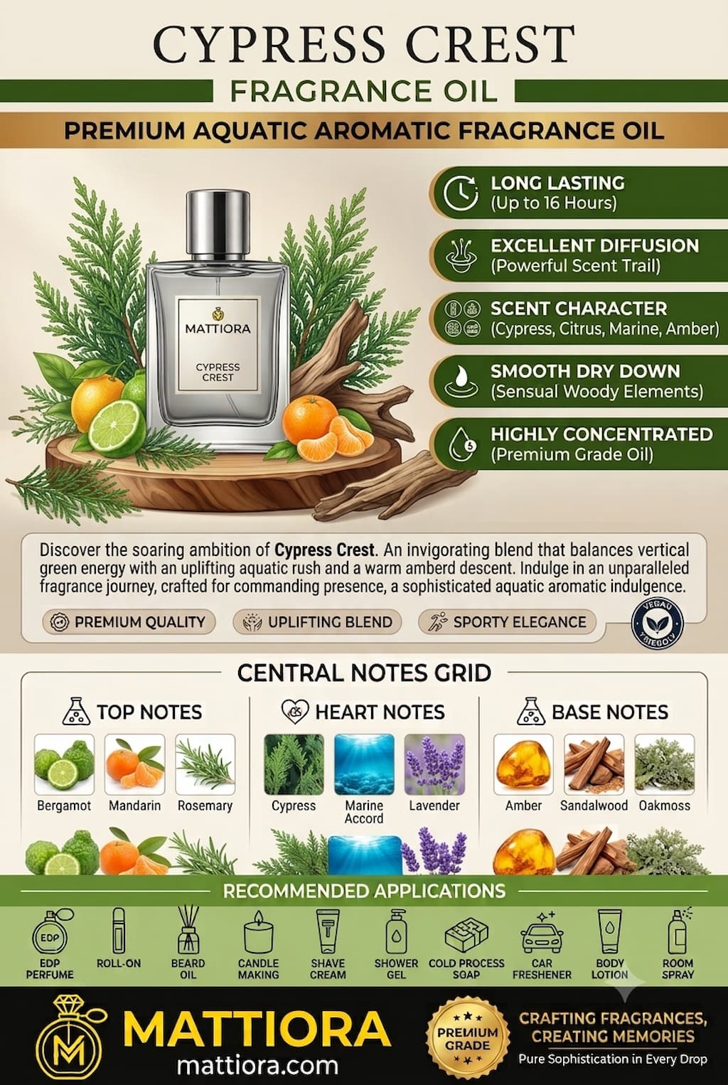 Cypress Crest Premium Aquatic Aromatic Fragrance Oil | Mattiora  • Premium Inspired Fragrance Oils