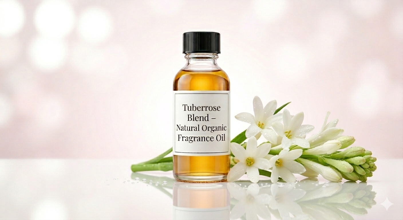 Tuberose Blend / Lux – Natural Organic Fragrance Oil | Rich Floral Perfume Ingredient